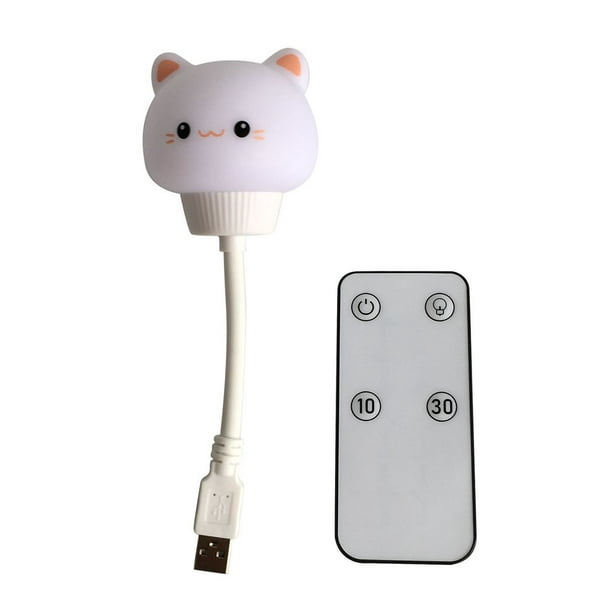 Details about  / Cartoon LED USB Night Light Night Lamp Remote Control Baby Kid Bedroom Decors